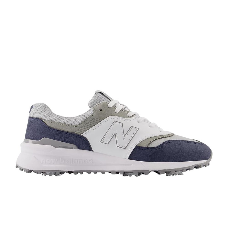 New Balance Men’s 997 Golf Shoes – White/Navy M 9.0 Medium