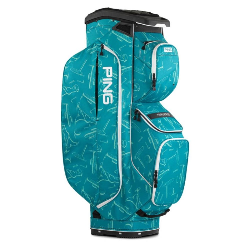PING Women’s Traverse Cart Bag 25 TEAL DECAL