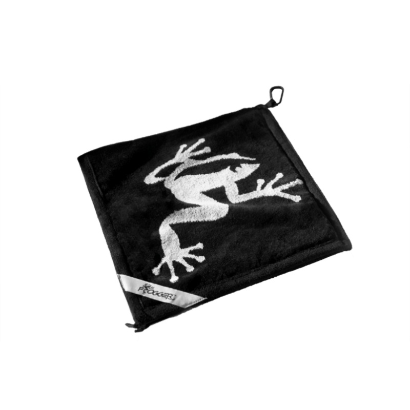 Pro Active Sports Frogger Amphibian Golf Towel BLACK