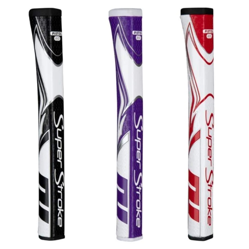 SuperStroke Zenergy Pistol GT 2.0 Putter Grip White/Red 2.0