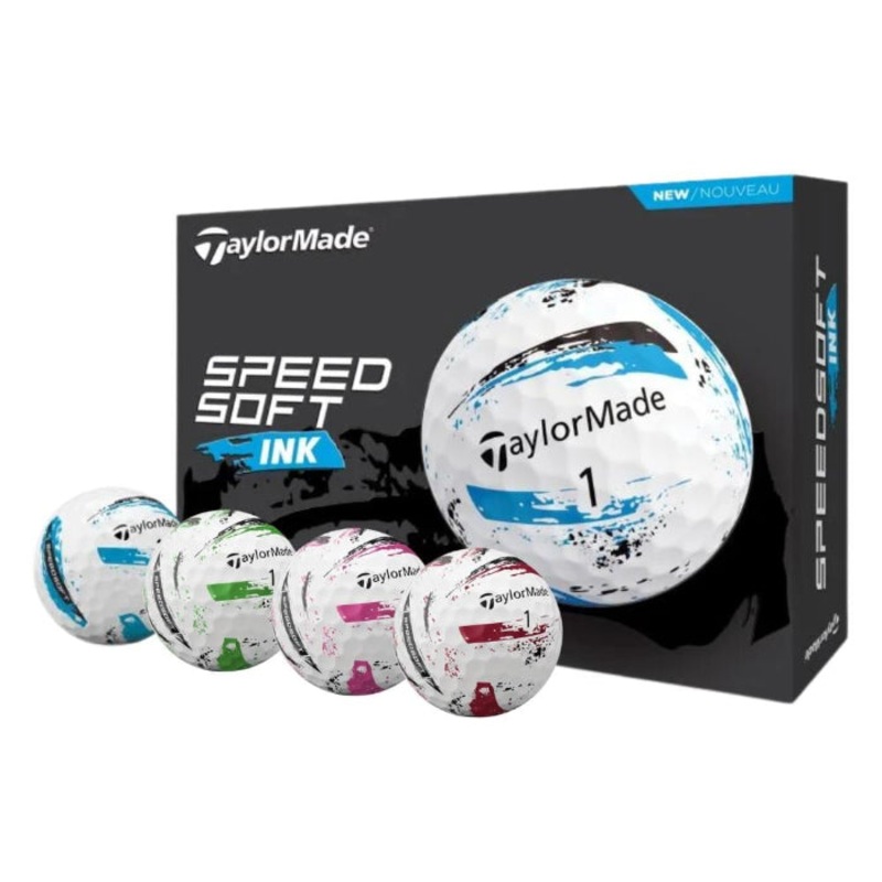 TaylorMade SpeedSoft Golf Balls 24 – INK GREEN