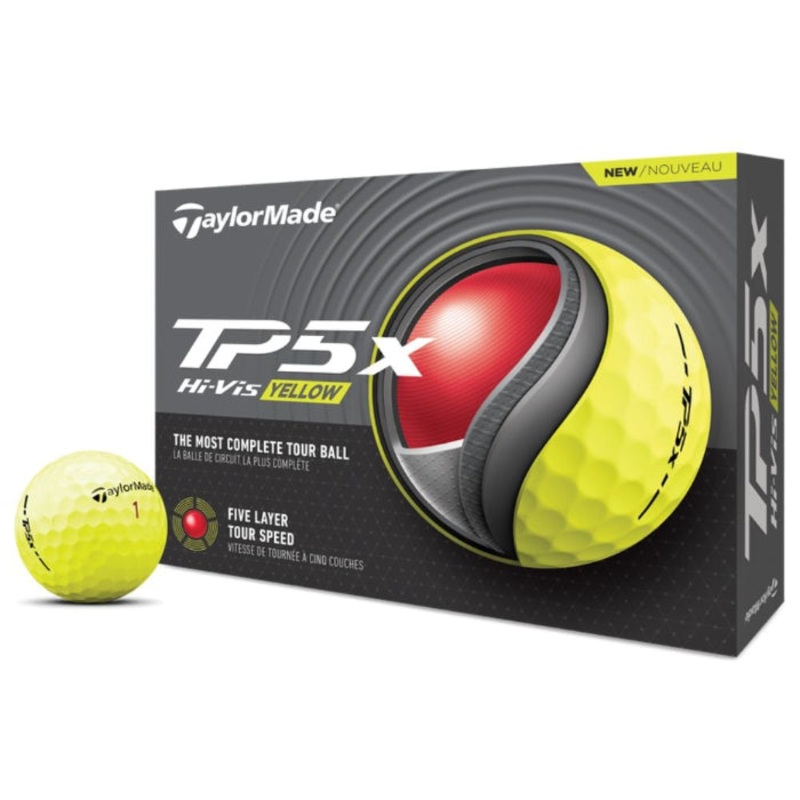 TaylorMade TP5X Golf Balls 2024 WHITE