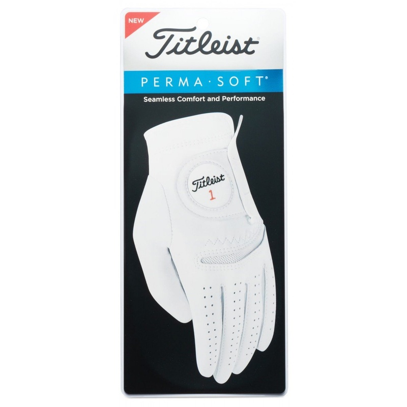 Titleist Men’s Perma-Soft Golf Glove 2020 WHT M/L Left