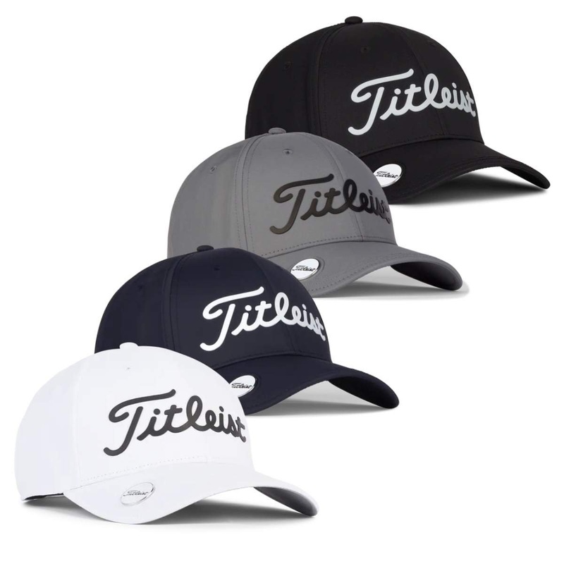 Titleist Men’s Players Performance Ball Marker Hat 2022 BLACK/WHITE