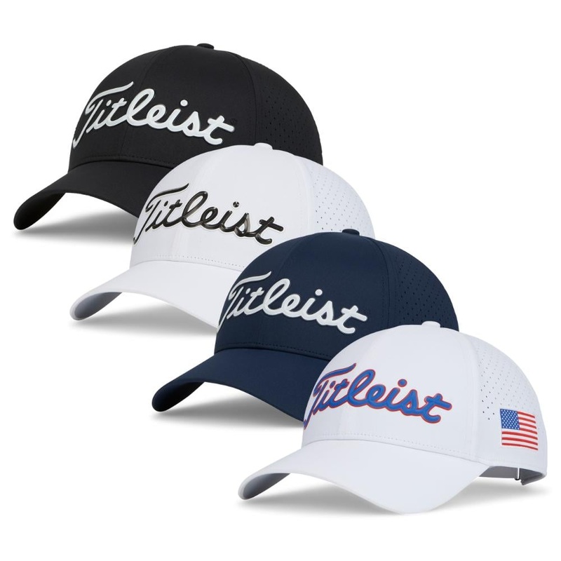 Titleist Men’s Players Tech Adjustable Hat 24 WHITE/BLACK