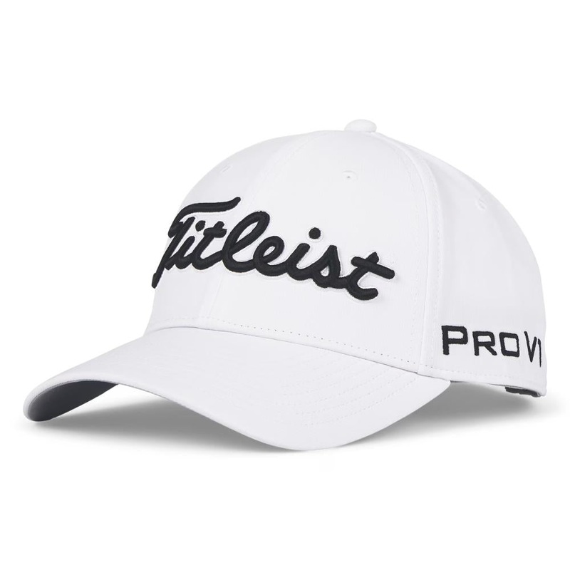 Titleist Men’s Tour Performance Hat 25 WHITE/BLACK