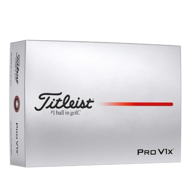 Titleist Pro V1x Golf Balls 2025 YELLOW