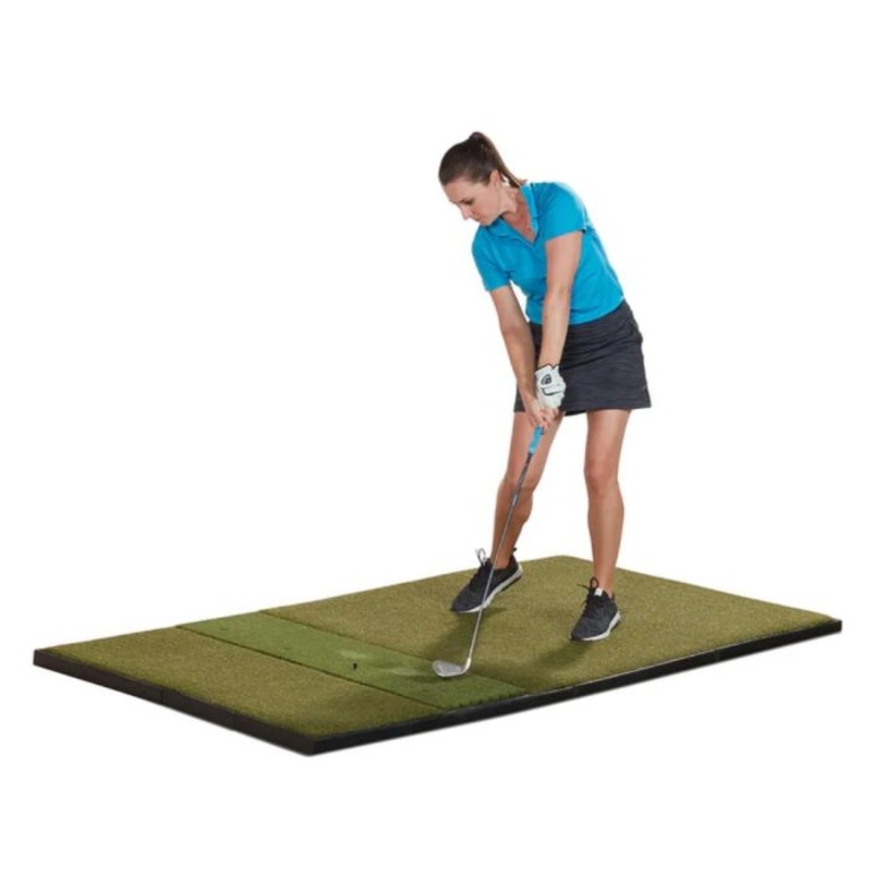 Fiberbuilt Grass Series Studio Golf Mat – Single Hitting – 7’x4′