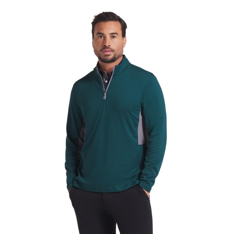 Puma Men’s Pure 2.0 1/4 Zip Pullover DARK MYRTLE MD