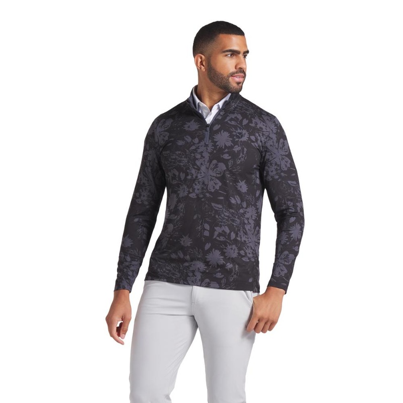 Puma Men’s Pure 2.0 Rose 1/4 Zip DEEP NAVY/STRONG GREY MD