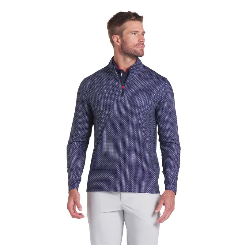 Puma Men’s X Volition Micro Star 1/4 Zip Pullover DEEP NAVY MD