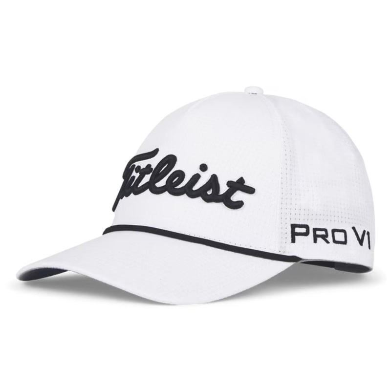 Titleist Men’s Tour Rope Hat 25 BLACK/WHITE