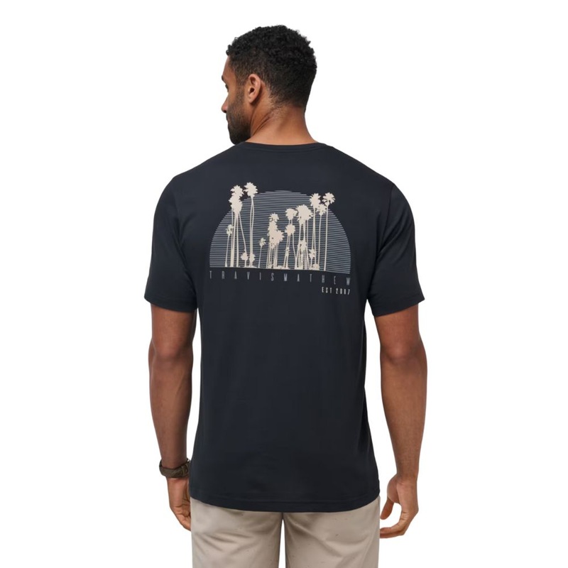 TravisMathew Men’s Guess Again T-Shirt 25 BLACK MD
