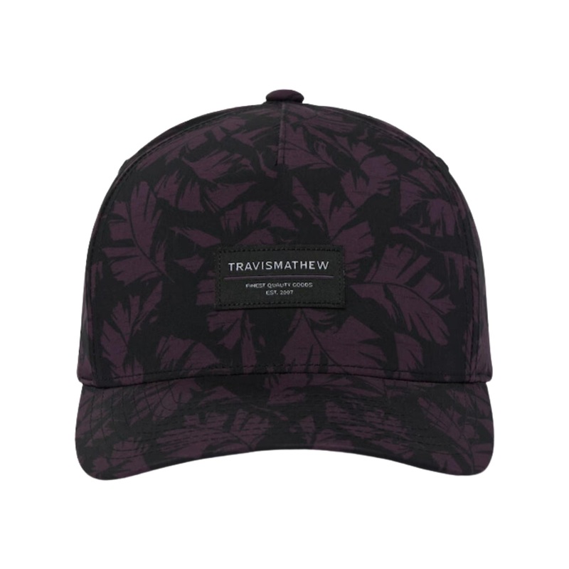 TravisMathew Men’s Jungle Bird Snapback Hat BLACK OSFA
