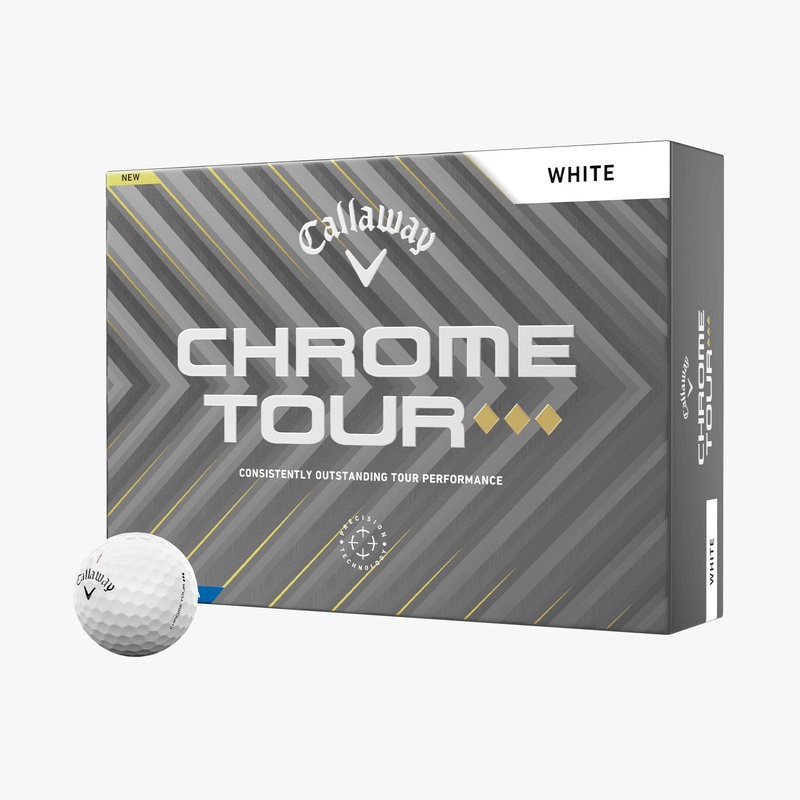 Callaway Chrome Tour Triple Diamond Golf Balls WHITE