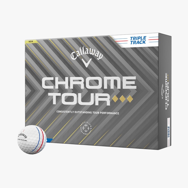 Callaway Chrome Tour Triple Diamond Triple Track Golf Balls White