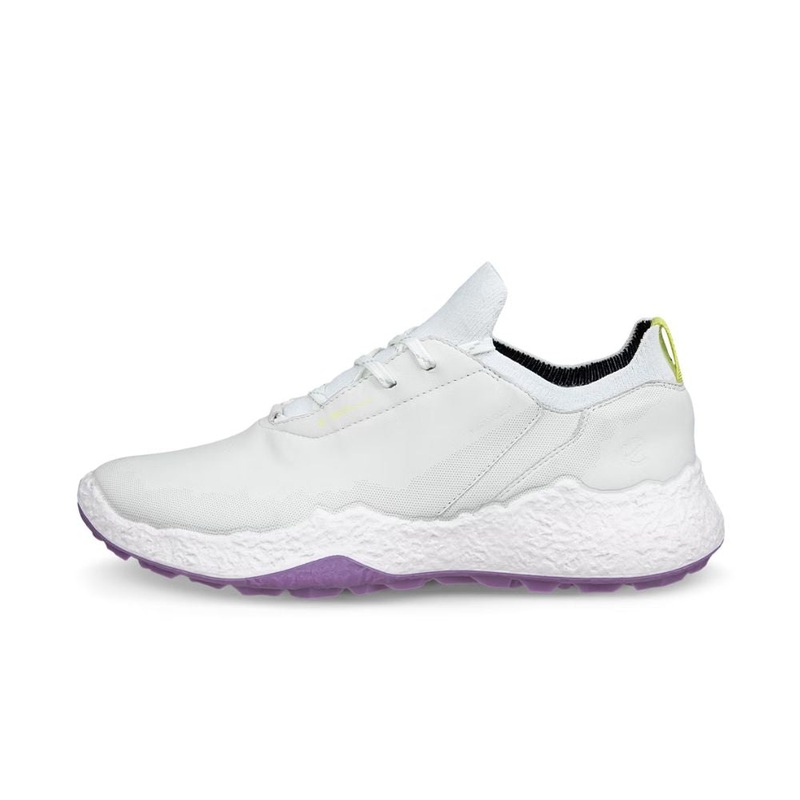 ECCO Women’s Golf Biom H5 Golf Shoes – White/Lavender WHITE/LAVENDAR 37 Medium