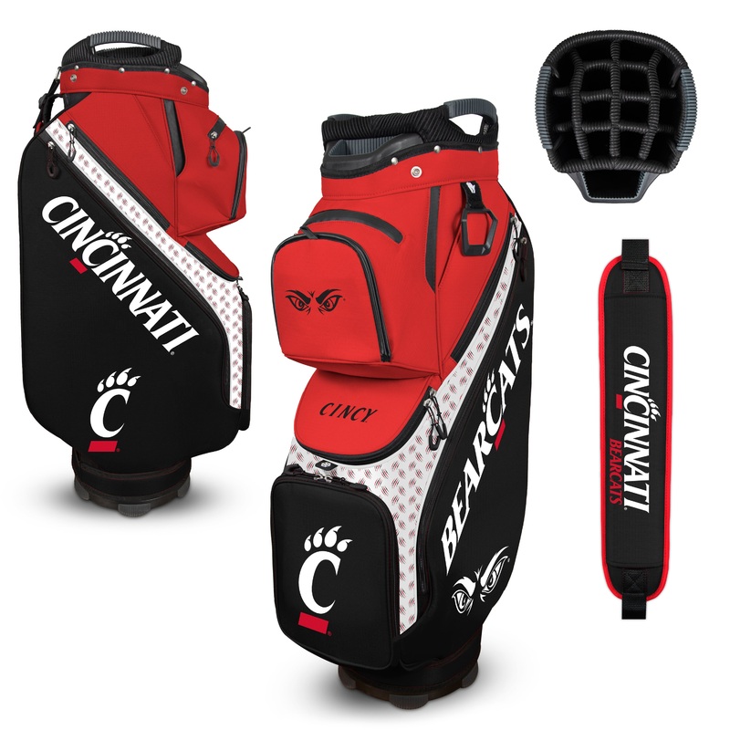 NCAA Team Effort Clubhouse Cooler Cincinnati Bearcats Cart Bag