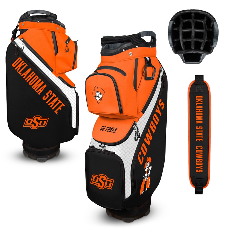 NCAA Team Effort Clubhouse Cooler Oklahoma State Cowboys Cart Bag