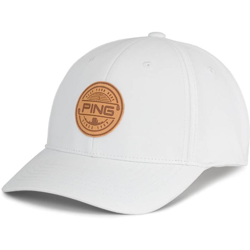 Ping Men’s Sedona Adjustable Hat 25 WHITE OSFA