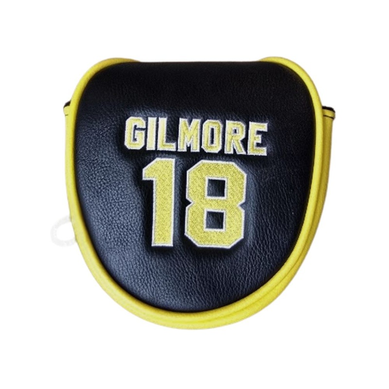 PRG Happy Gilmore 18 Mallet Putter Headcover Black/Yellow Mallet