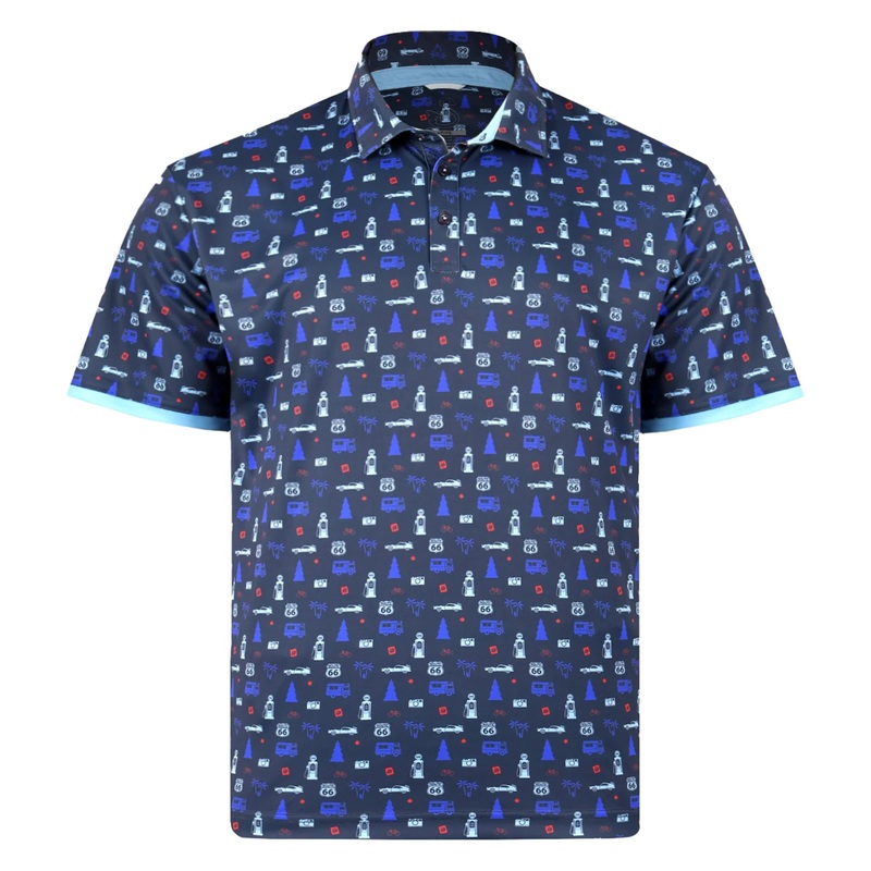 Swannies Men’s Adventure Polo 25 Graphite MD