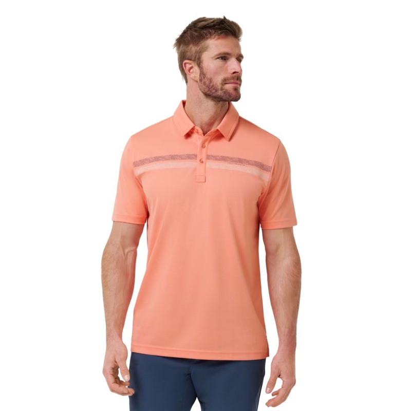 TravisMathew Men’s Roaming Routes Polo 25 TERRA COTTA MD