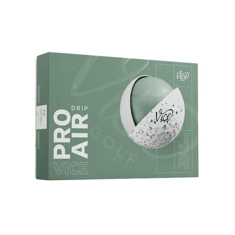 Vice Pro Air Drip Golf Balls Red