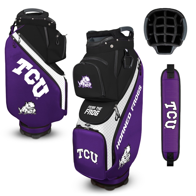 NCAA Team Effort Clubhouse Cooler TCU Horned Frogs Cart Bag