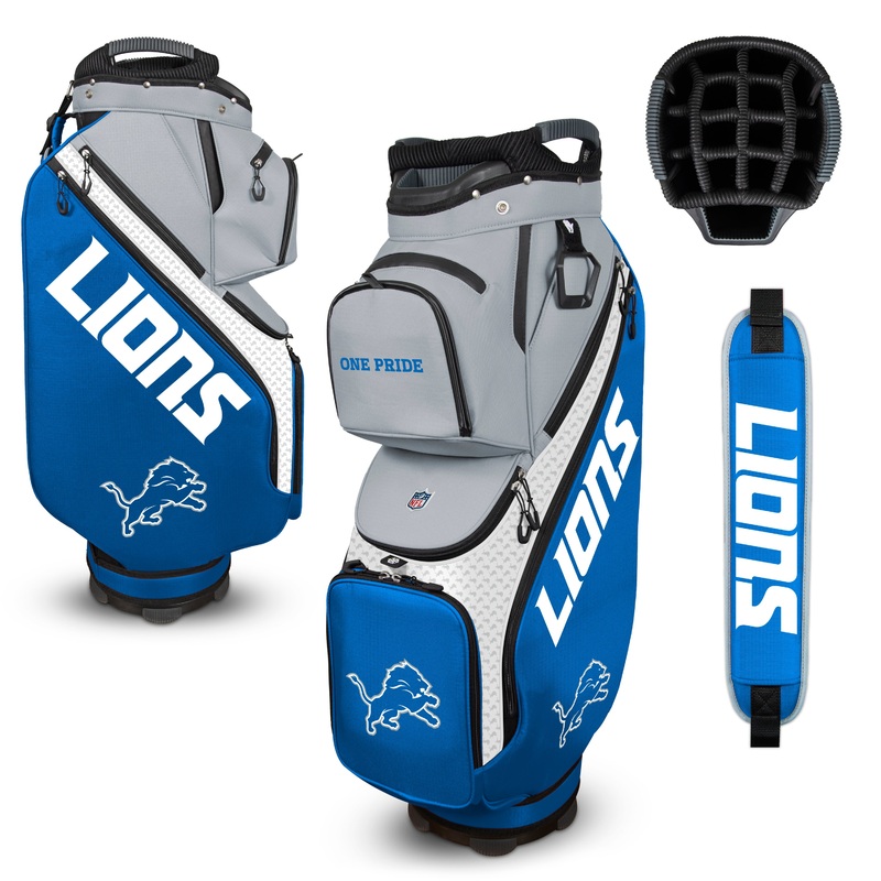 NFL Team Effort Clubhouse Cooler Detroit Lions Cart Bag
