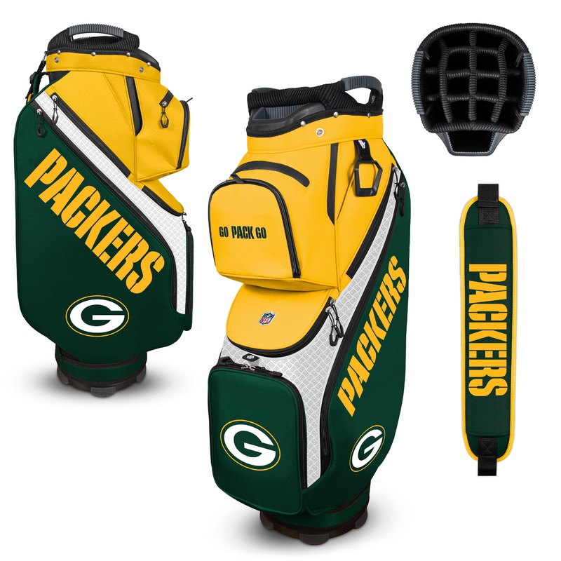 NFL Team Effort Clubhouse Cooler Green Bay Packers Cart Bag