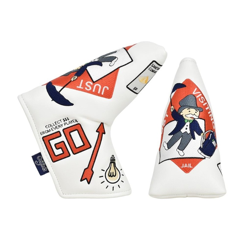 PRG Originals Get Out of Jail Free Blade Putter Cover WHT