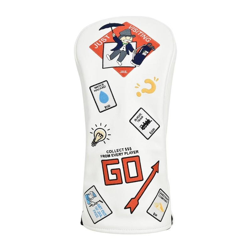 PRG Originals Get Out of Jail Free Driver Headcover WHT