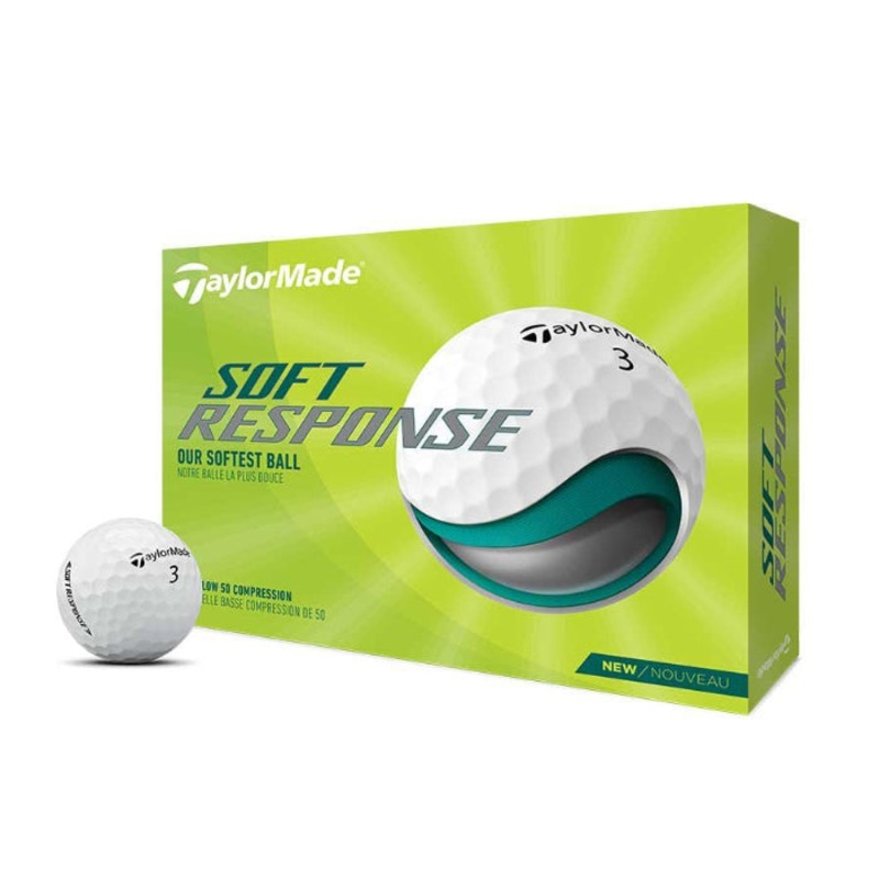 TaylorMade 2022 Soft Response Golf Balls WHITE