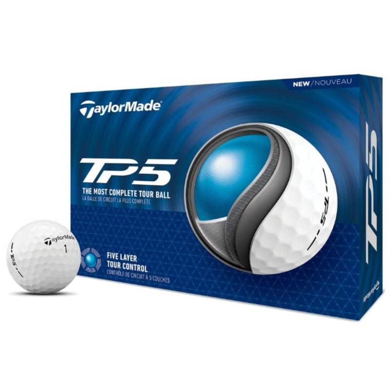 TaylorMade TP5 Golf Balls 2024 WHITE