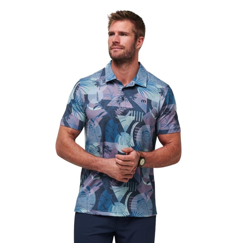 TravisMathew Men’s Featherweight Summer Polo 24 TOTAL ECLIPSE MD