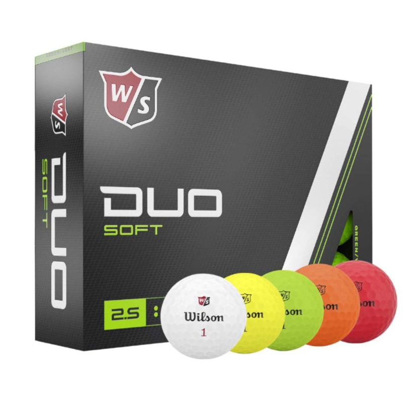 Wilson Duo Soft Golf Balls 2023 WHITE