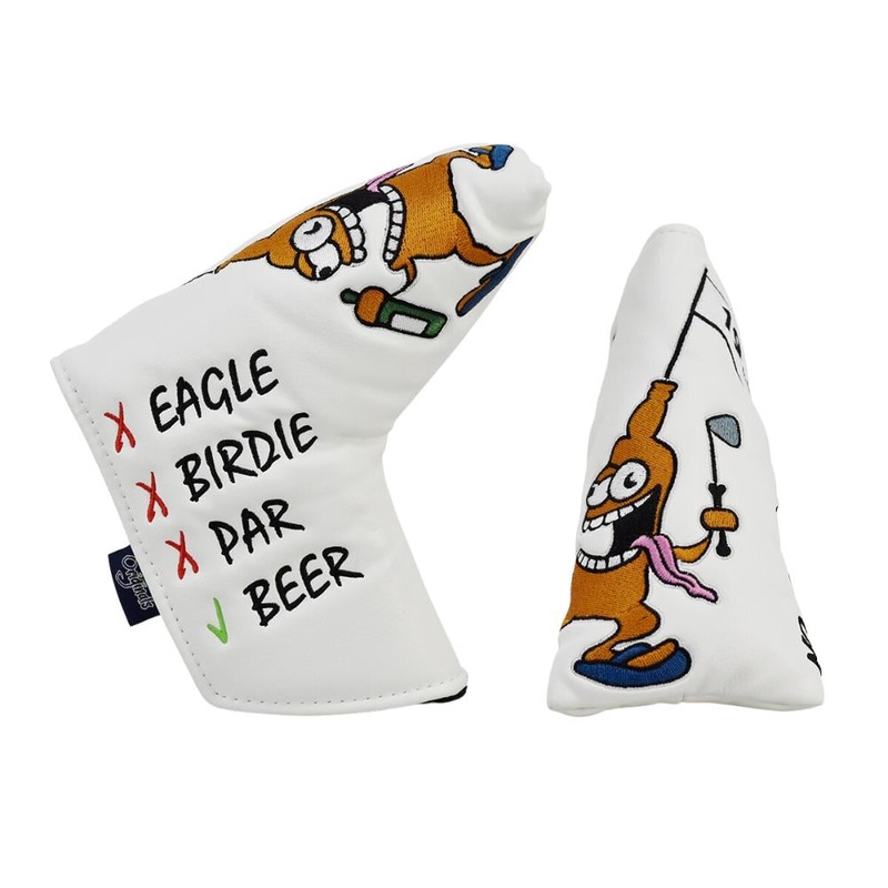 PRG Originals 19th Hole Blade Putter Cover WHT
