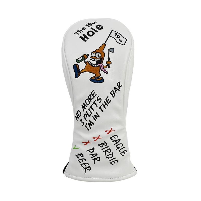 PRG Originals 19th Hole Fairway Headcover WHT