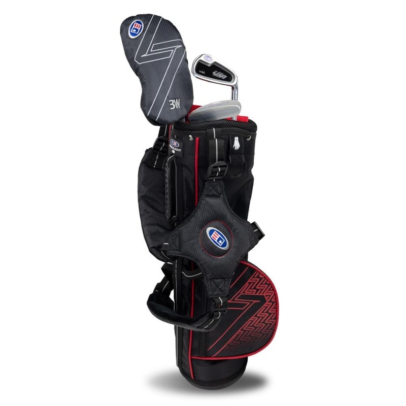 US Kids UL7-39 3 Club Set BLK/RED Right