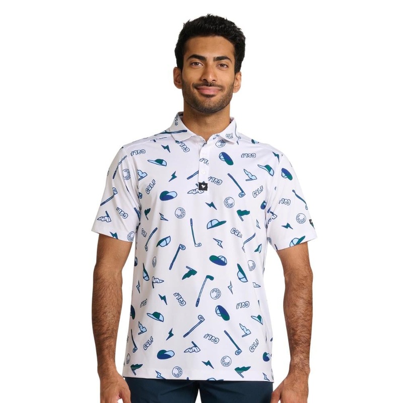 Bad Birdie Men’s Yard Sale Polo 24 462 XL