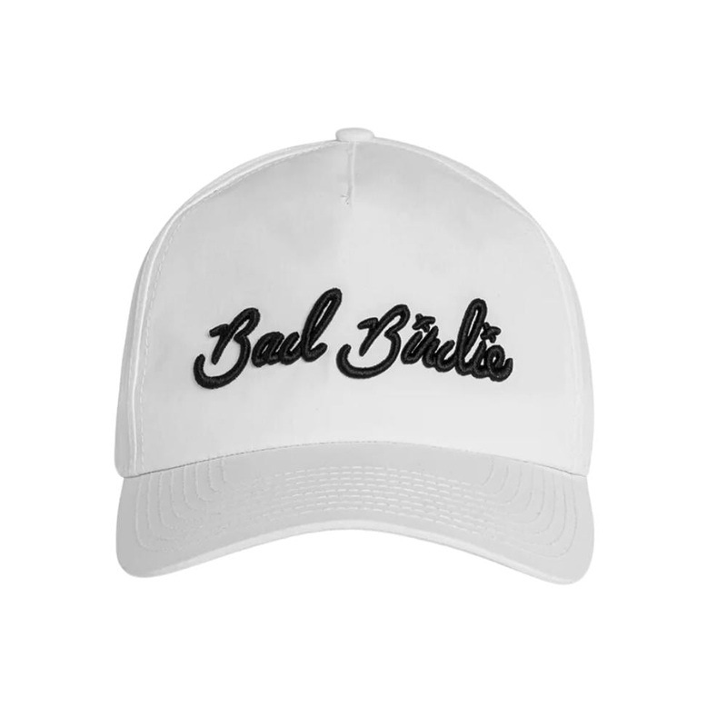 Bad Birdie White Script Hat 24 WHITE OSFA