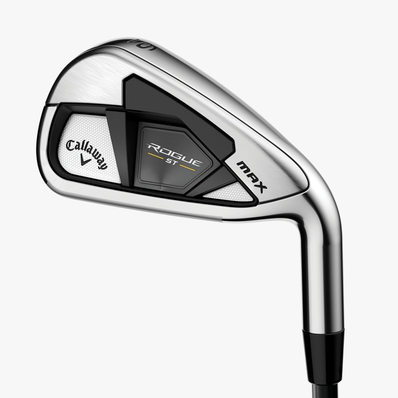 Callaway Rogue ST Max 24 Iron Set – Steel Right 5-PW + AW Steel Stiff