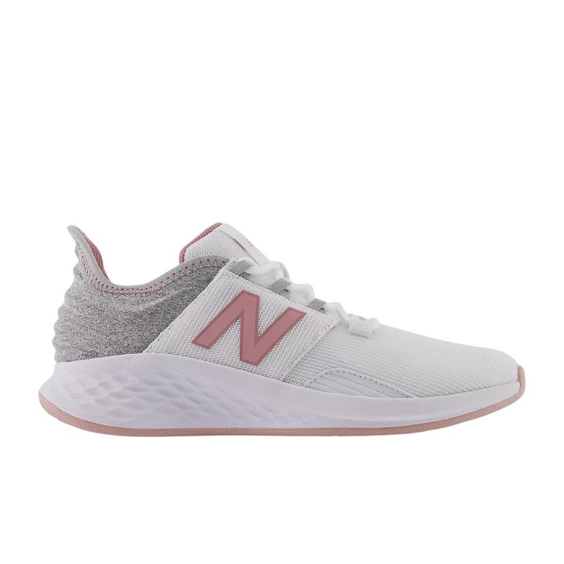 New Balance Women’s Fresh Foam ROAV Golf Shoes – White/Pink 24 WHITE/PINK 7.0 Medium