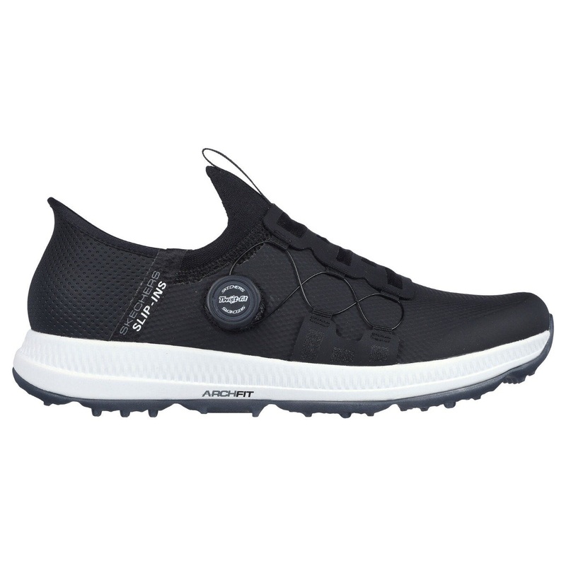 Skechers Men’s Go Golf Elite Slip In Golf Shoe – Black BLACK/WHITE 11.5 Medium