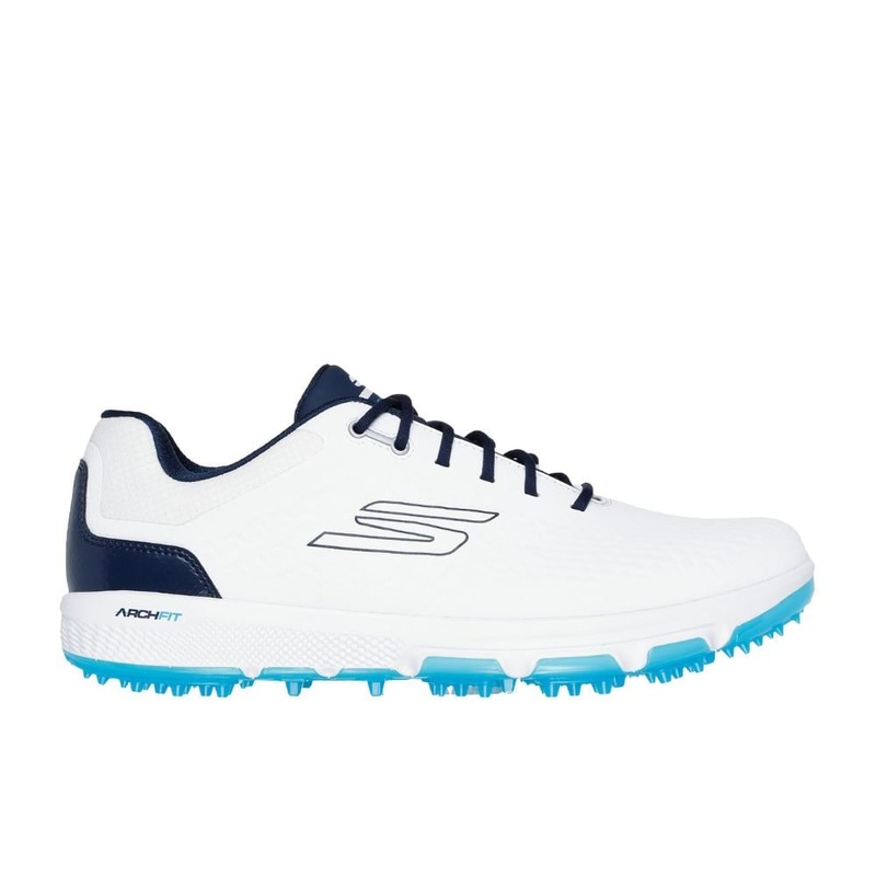 Skechers Men’s Go Golf Pro 6 SL Golf Shoes 24 – White/Navy WHITE/NAVY 9.5 Medium