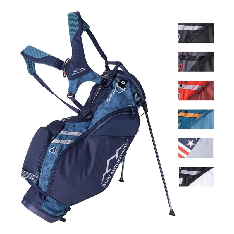 Sun Mountain 4.5 LS 14-Way Stand Bag 24 PORT/RUSH RED