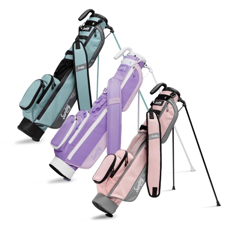 Sunday Golf Women’s Loma Par 3 Golf Bag FLAMINGO PINK