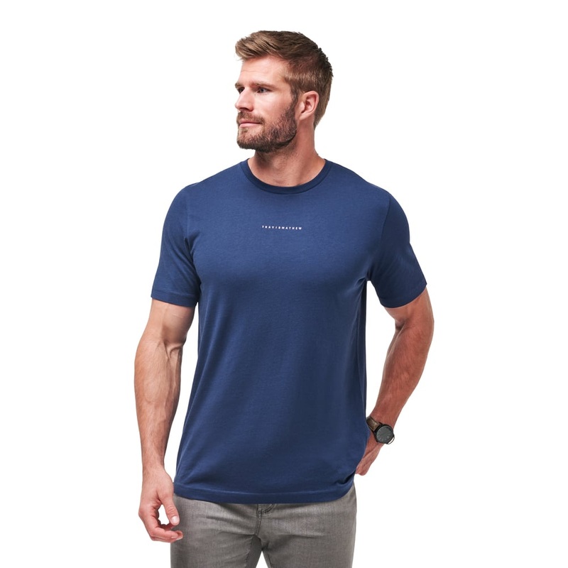 TravisMathew Men’s On The Docks T-Shirt 24 TOTAL ECLIPSE MD