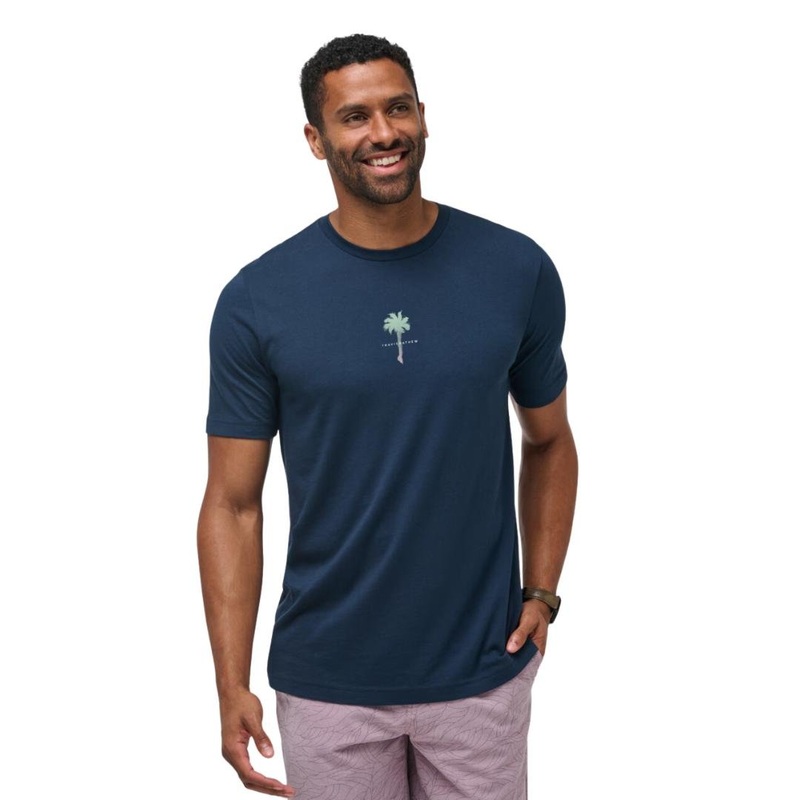 TravisMathew Men’s With The Dawn T-Shirt 24 TOTAL ECLIPSE 2XL
